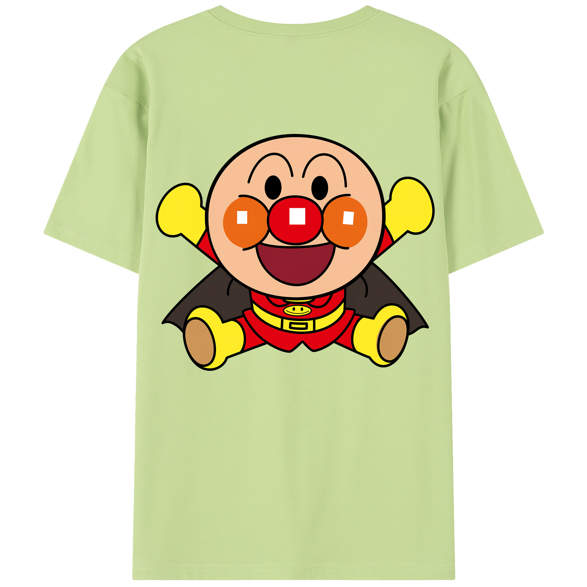 （画像用） アンパンマン Anpanman 綿100％半袖Tシャツ（背面プリント）